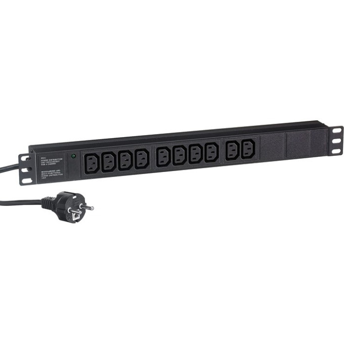 Блок розеток EXEGATE SERVERPRO PDU-19H005 Al-10C13-EU3CU