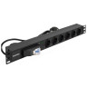 Блок розеток EXEGATE SERVERPRO PDU-19H610 AL-6S-EU2.5CU-1P