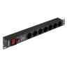 Блок розеток EXEGATE SERVERPRO PDU-19H702 Al-7S-C14-SW-O-SPD1