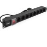 Блок розеток EXEGATE SERVERPRO PDU-19H803 AL-8S-EU2CU-SW