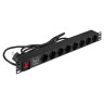 Блок розеток EXEGATE SERVERPRO PDU-19H805 Al-8S-EU3CU-SW-SPD1