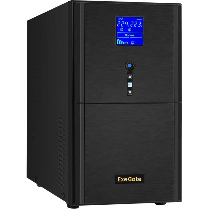 ИБП (инвертор, синус, для котла) EXEGATE SINETOWER SN-3000.LCD.AVR.3SH.1C13.RJ.USB