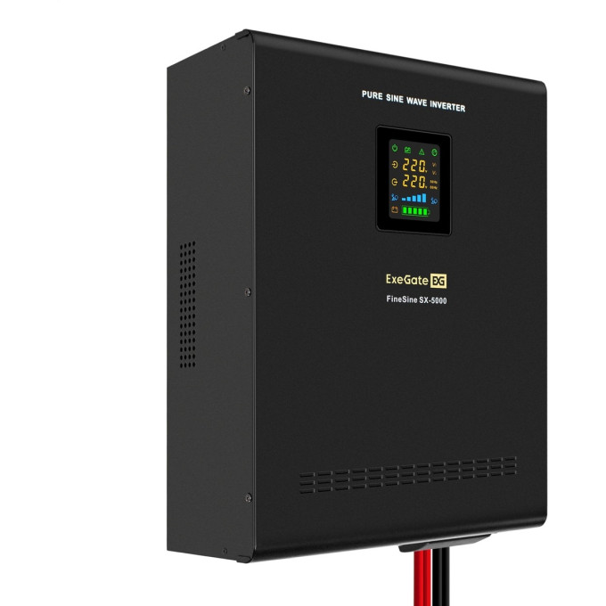 ИБП (инвертор, синус, для котла, настенный) EXEGATE FINESINE SX-5000.LCD.AVR.2SH.T