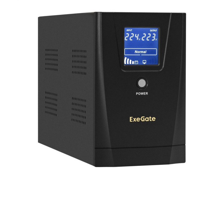 Источник бесперебойного питания EXEGATE SPECIALPRO SMART LLB-2000.LCD.AVR.2SH.RJ.USB