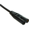 Кабель EXEGATE POWER PCN-1,8P VDE-250V-2*0.5MM2 1.8м