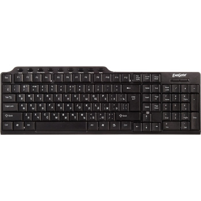 Клавиатура EXEGATE MULTIMEDIA PROFESSIONAL STANDARD LY-501M COLOR BOX