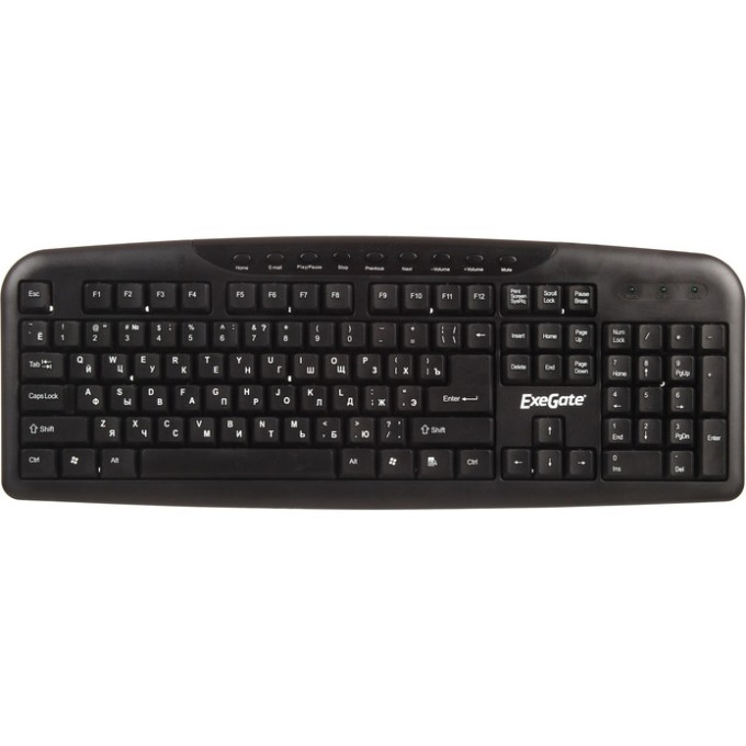 Клавиатура EXEGATE MULTIMEDIA PROFESSIONAL STANDARD LY-502M COLOR BOX