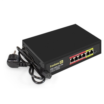Коммутатор неуправляемый EXEGATE EDES-1006D.4POE-48W
