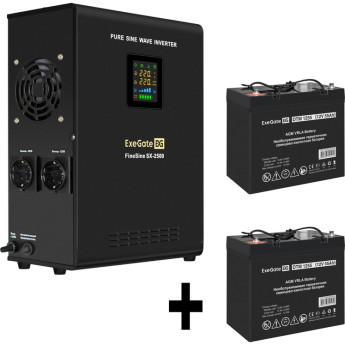 Комплект EXEGATE ИБП EX296002RUS + батарея 55Aч EX285667RUS 2шт