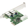 Контроллер EXEGATE EXE-319 PCI-E 2.0, 2xUSB 3.0 ext, разъем доп.питания