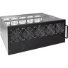 Корпус для майнинга EXEGATE PRO 13-430 без БП, 2*USB, 5*fan 120мм