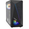 Корпус Miditower EXEGATE EVO-8225 ATX, без БП, 2*USB+1*USB3.0, черный с RGB подсветкой