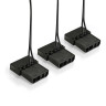 Корпус Miditower EXEGATE EVO-8243-NPX600 ATX, БП 600NPX, черный с RGB подсветкой