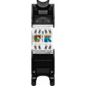 Модуль-вставка Keystone Jack RJ-45 EXEGATE KJ-8P8C-U-C5e-180-TL
