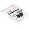 Модуль-вставка Keystone Jack RJ-45 EXEGATE KJ-8P8C-U-C5e-180-TL