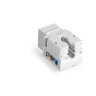 Модуль-вставка Keystone Jack RJ-45 EXEGATE KJ-8P8C-U-C5e-90-110