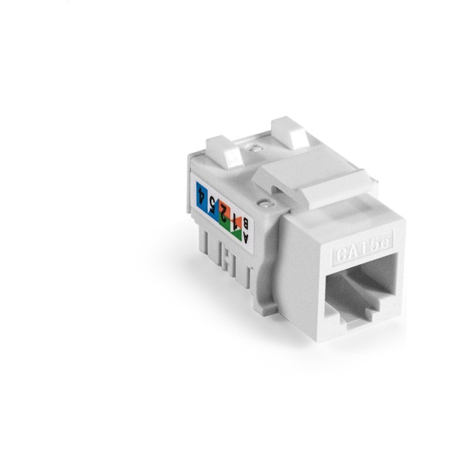 Модуль-вставка Keystone Jack RJ-45 EXEGATE KJ-8P8C-U-C5e-90-110