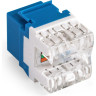 Модуль-вставка Keystone Jack RJ-45 EXEGATE KJ-8P8C-U-C6A-180-Dual