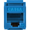 Модуль-вставка Keystone Jack RJ-45 EXEGATE KJ-8P8C-U-C6A-180-Dual