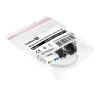 Модуль-вставка Keystone Jack RJ-45 EXEGATE KJ-8P8C-U-C6A-180-TL
