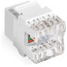 Модуль-вставка Keystone Jack RJ-45 EXEGATE KJ-8P8C-U-C6A-180SH-Dual