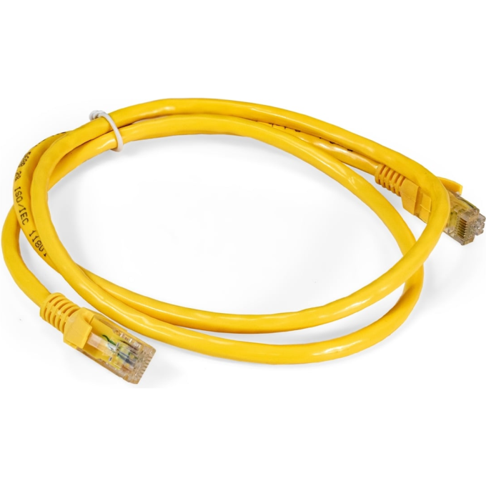 Патч-корд EXEGATE UTP-RJ45-RJ45-C6-1M-YL, 1 м, желтый