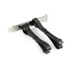 Планка портов в корпус 2xType-C SuperSpeed+ EXEGATE BrctUSB32E-2C