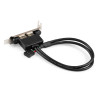 Планка портов в корпус 2xUSB2.0 EXEGATE BrctUSB2-2A-LP