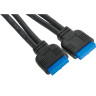 Планка USB на переднюю панель EXEGATE U3H-617