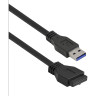 Планка USB на переднюю панель EXEGATE U3H-623
