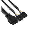 Планка USB на переднюю панель EXEGATE U5H-627