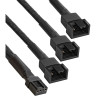Разветвитель питания с 4pin материнской платы на 3 корпусных вентилятора EXEGATE EX-CC-4p3xF-0.3 EX294792RUS