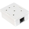Розетка внешняя EXEGATE SM1-RJ45-C5 RJ-45 кат.5/5E UTP Krone/110