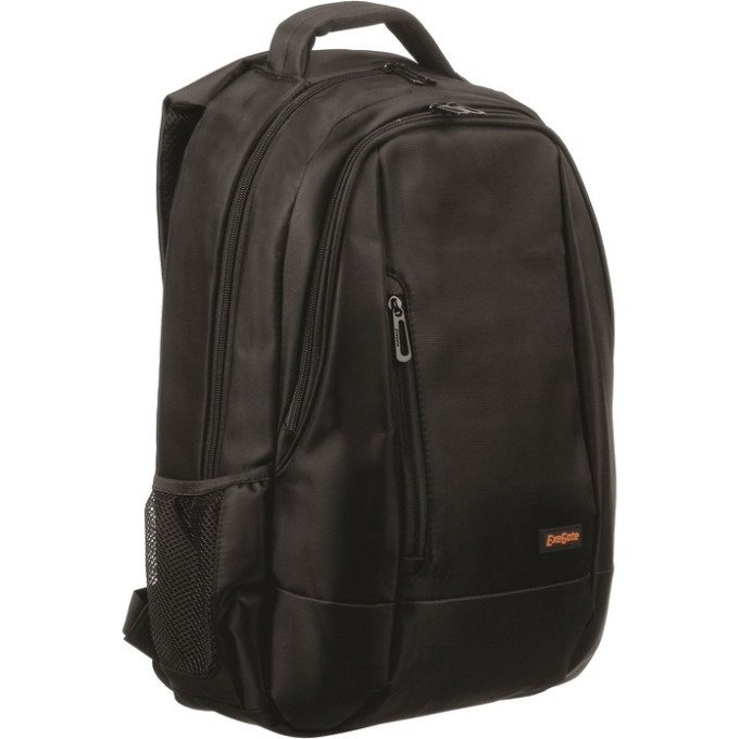 Рюкзак EXEGATE OFFICE PRO B1597 BLACK, water resistant, черный, водоотталкивающий полиэстер, 15.6