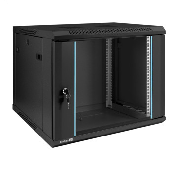 Шкаф телекоммуникационный EXEGATE EC-WM-9U.450.G.BLACK