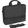 Сумка EXEGATE BUSINESSPRO EСС-115 BLACK, water resistant, черная, водоотталкивающий полиэстер, 15.6