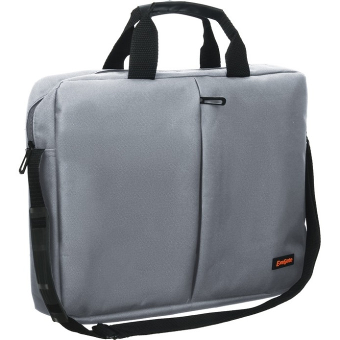 Сумка EXEGATE OFFICE F1590 GREY, серая, полиэстер, для ноутбуков до 15.6