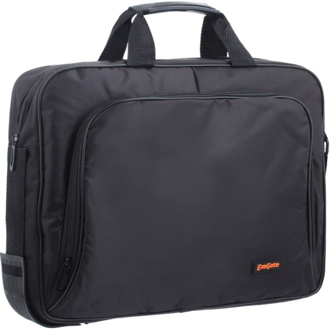 Сумка EXEGATE OFFICE F1596 BLACK, черная, полиэстер, для ноутбуков до 15.6