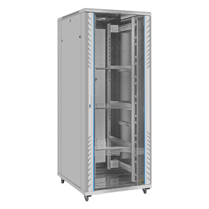 Телекоммуникационный шкаф EXEGATE EC-FS-42U.800.1000.G.V.GREY