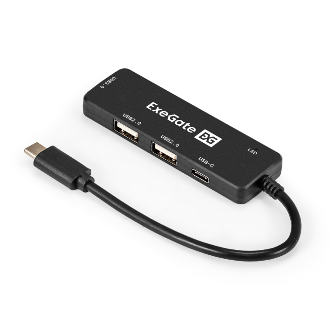 USB-Хаб (концентратор) 4-в-1 EXEGATE DUB-211C