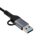 USB-Хаб (концентратор) 7-в-1 EXEGATE DUB-761C3