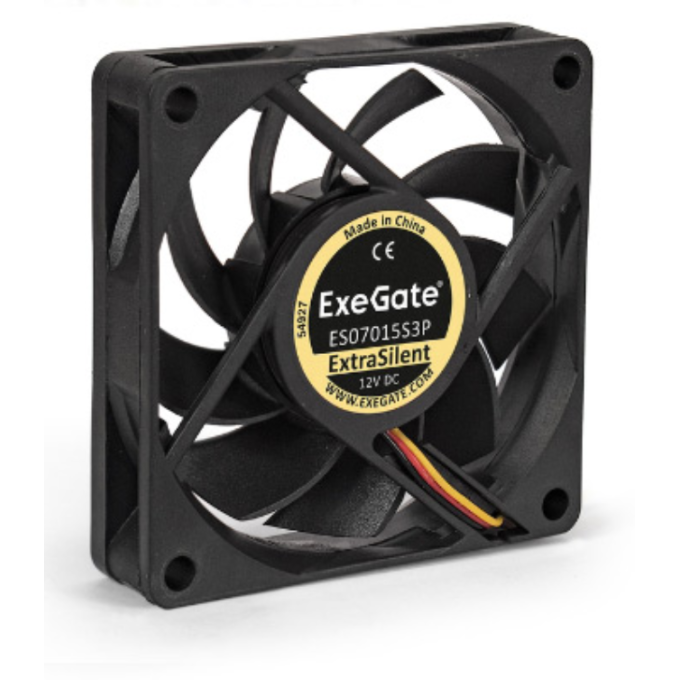 Вентилятор 12В DC EXEGATE EX07015S2P 70x70x15 мм