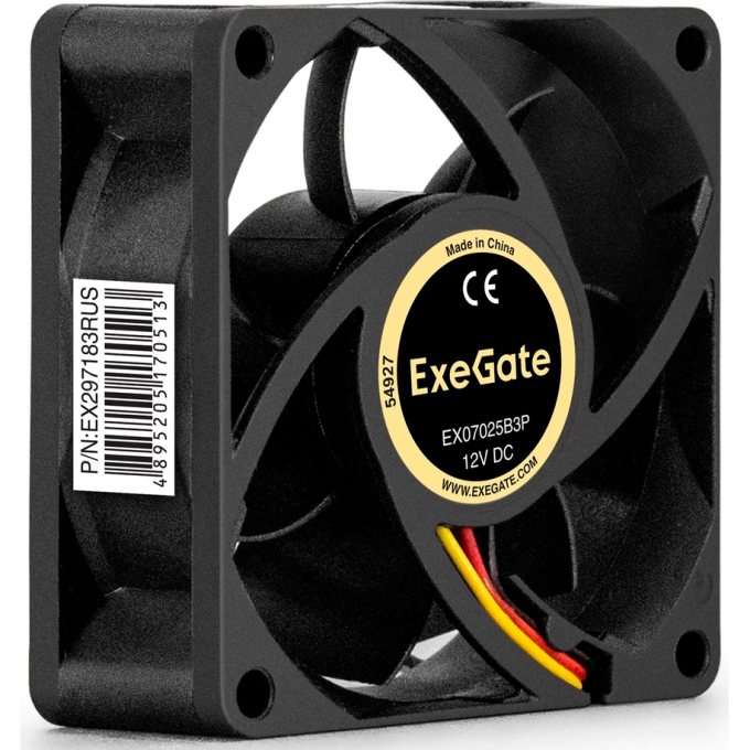 Вентилятор 12В DC EXEGATE EX07025B3P