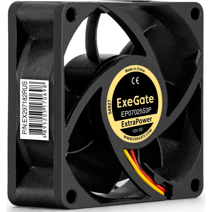 Вентилятор 12В DC EXEGATE EXTRAPOWER EP07025S3P