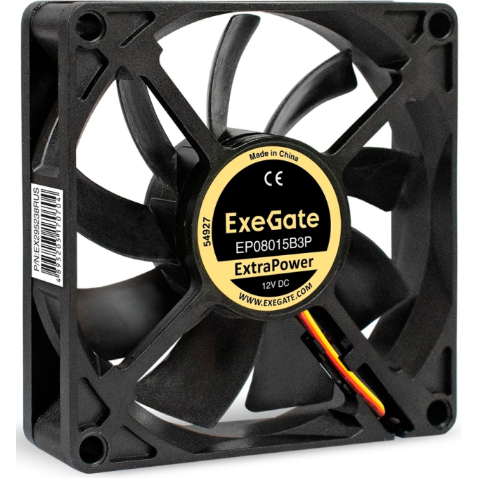 Вентилятор 12В DC EXEGATE EXTRAPOWER EP08015B3P