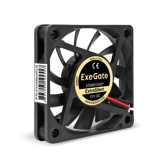 Вентилятор 12В DC EXEGATE EXTRASILENT ES06010S2P