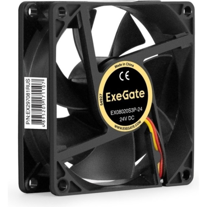 Вентилятор 24В DC EXEGATE EX08020S3P-24