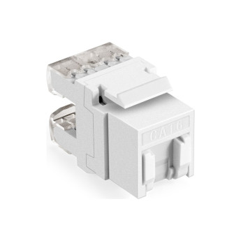 Модуль-вставка Keystone Jack RJ-45 EXEGATE KJ-8P8C-U-C6-180SH-Dual